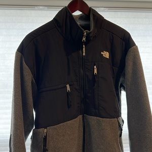 North Face Denali, large, gray/black